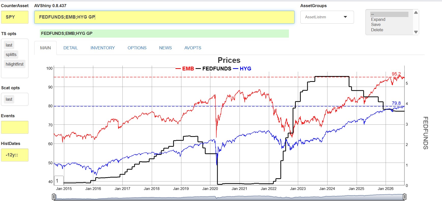 Combining two data sources